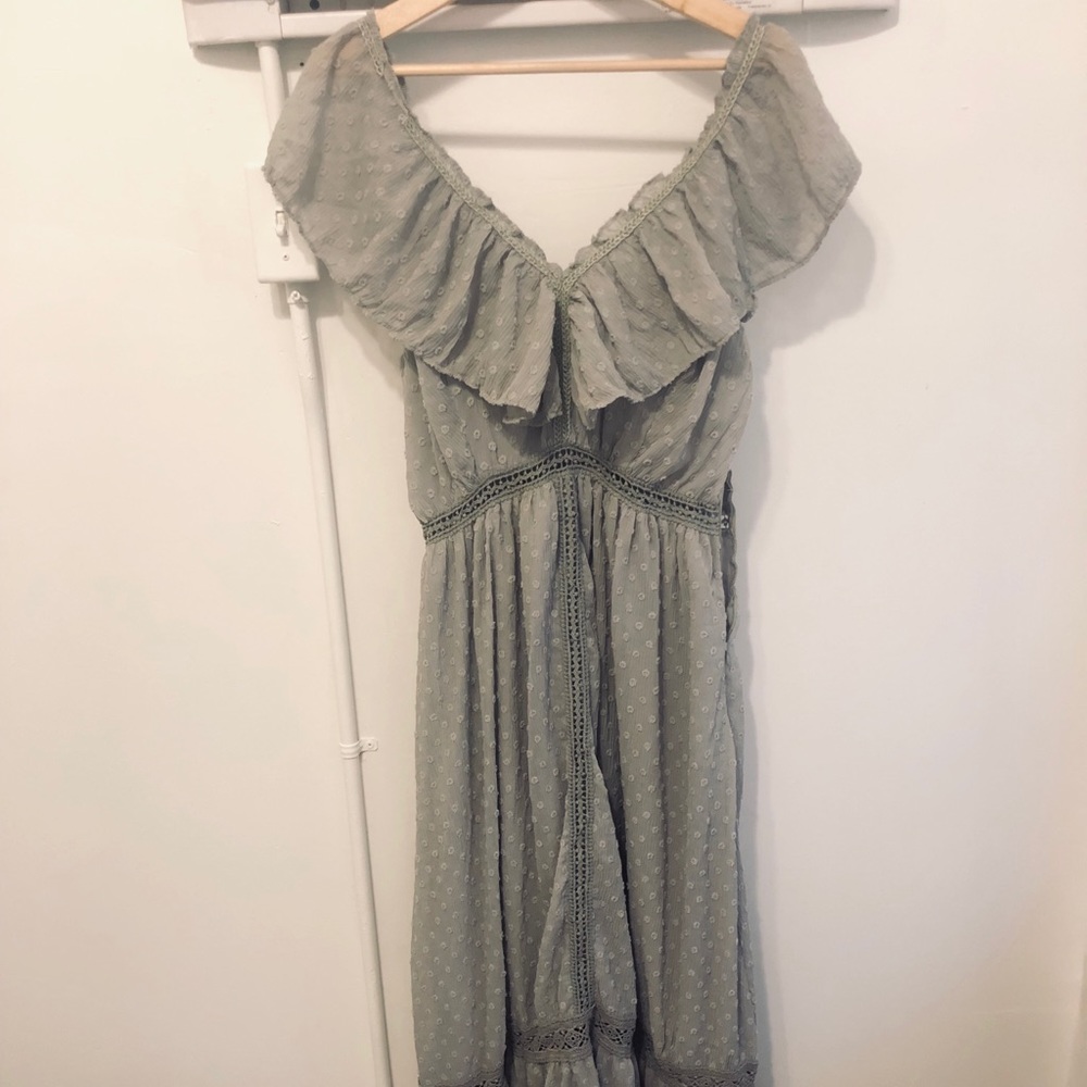 Maxi Gray Dress J.O.A Size M LIKE NEW